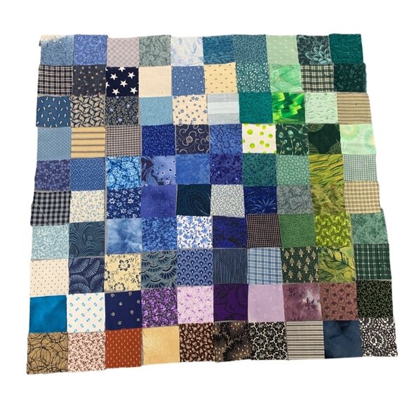 100 Precut 2” Cotton Fabric Squares Sew Quilting & Craft Projects - Picture 1 of 6